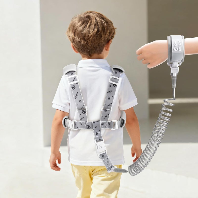 bearcouple Toddler Leash & Harness, 4-in-1 Anti-Lost Safety Strap with Reflective Rocket Design for Boys & Girls - Ideal for Outdoor Activities, Travel, and Shopping - Image 2